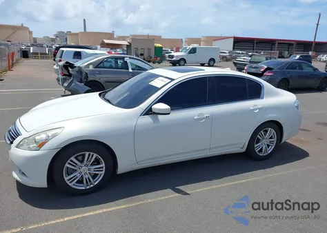 2012 Infiniti G25 Journey z USA, uszkodzony, nr VIN JN1DV6AP4CM812502